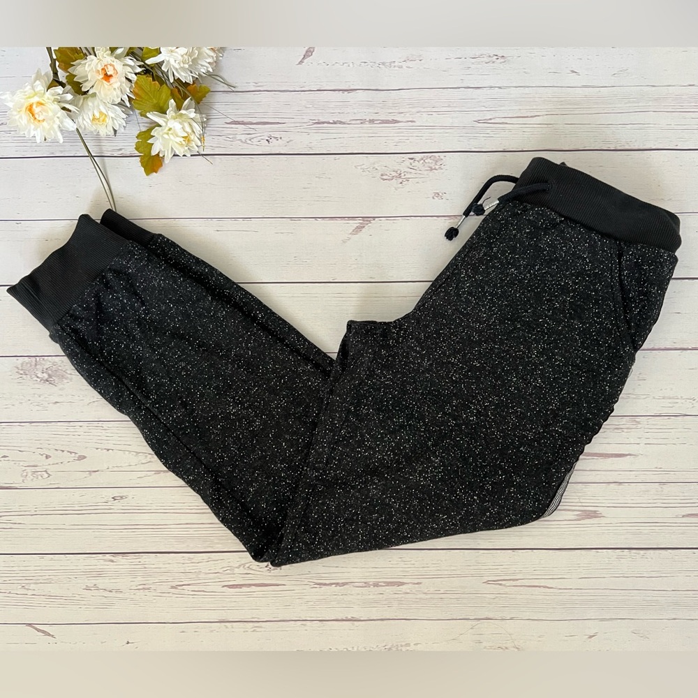 Cat & Jack Black Speckled Kids Joggers